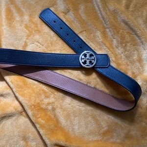 Tory Burch reversible leather belt (black/brown)